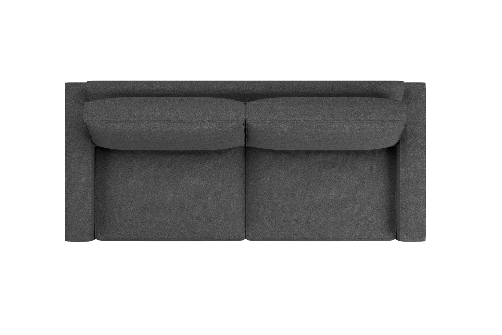 Edgewater Delray Dark Gray 96" Sofa W/ 2 Cushions