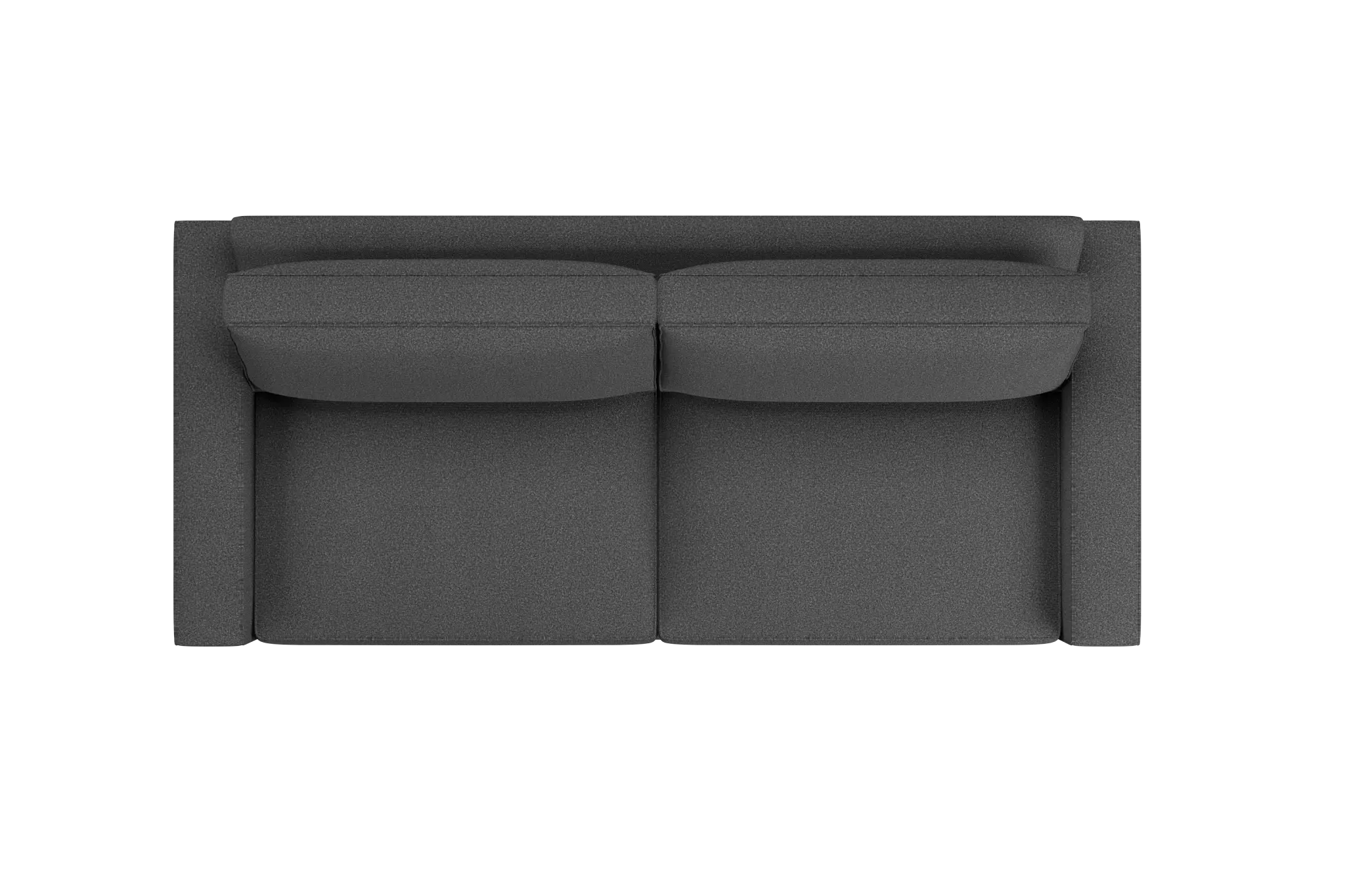 Edgewater Delray Dark Gray 96" Sofa W/ 2 Cushions Edgewater Delray Dark Gray 96" Sofa W/ 2 Cushions