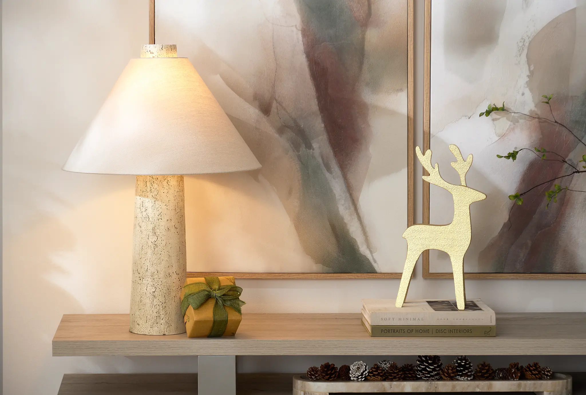 Hadia Ivory Table Lamp Hadia Ivory Table Lamp