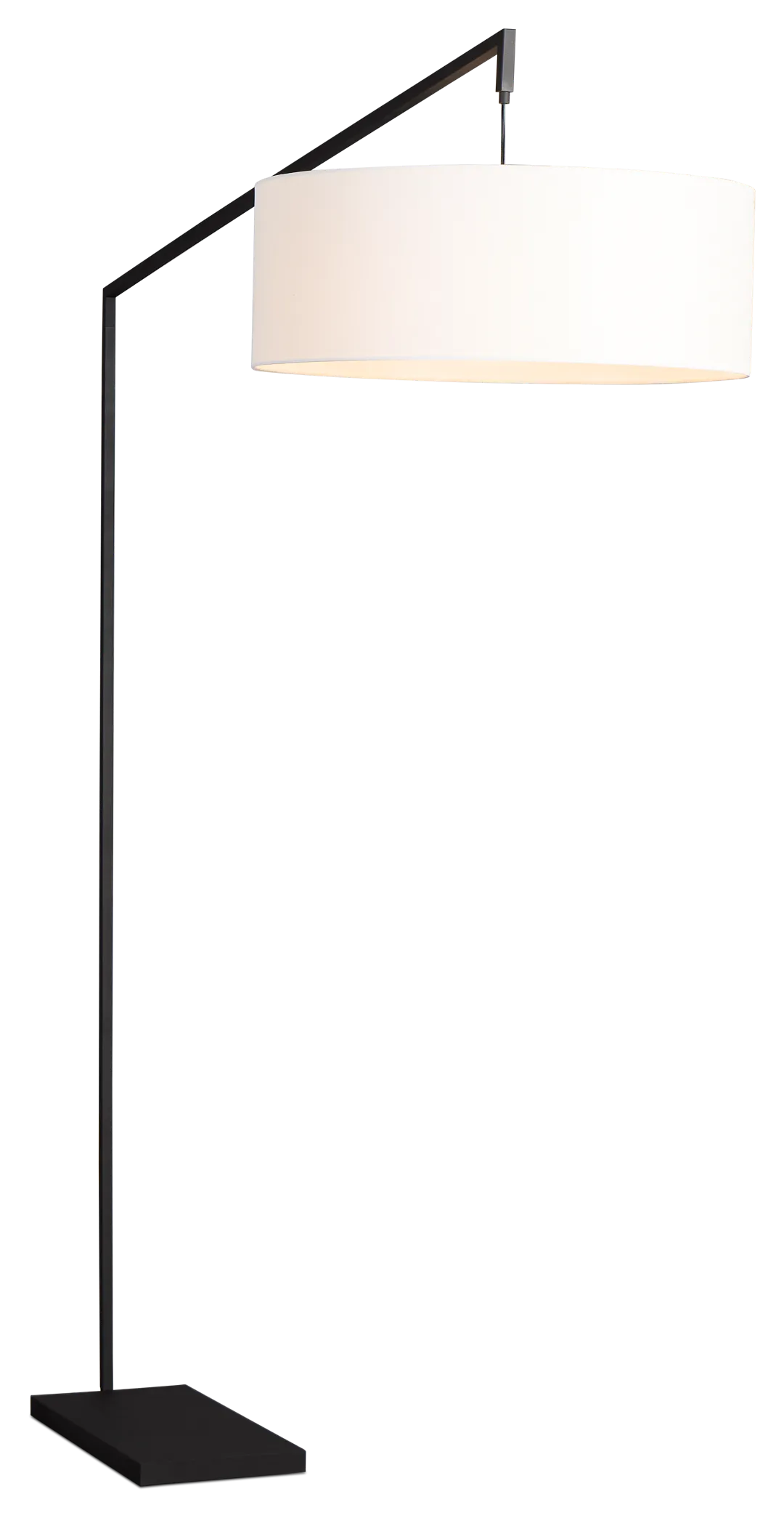 Talia Black Metal Floor Lamp