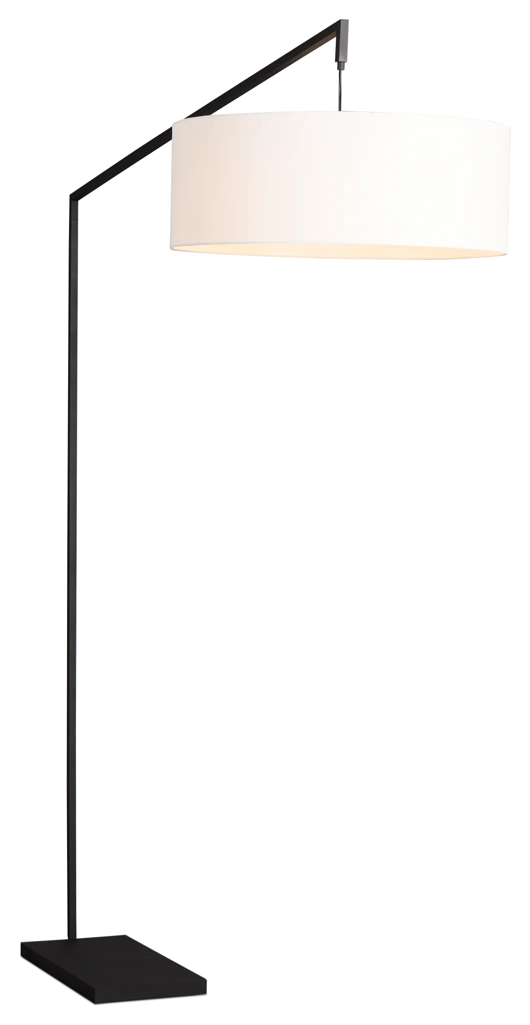 Talia Black Metal Floor Lamp