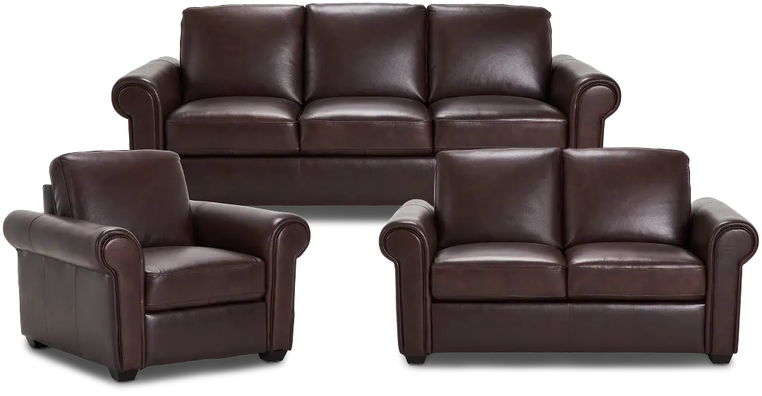 Lincoln Medium Brown Lthr/vinyl Living Room Lincoln Medium Brown Lthr/vinyl Living Room