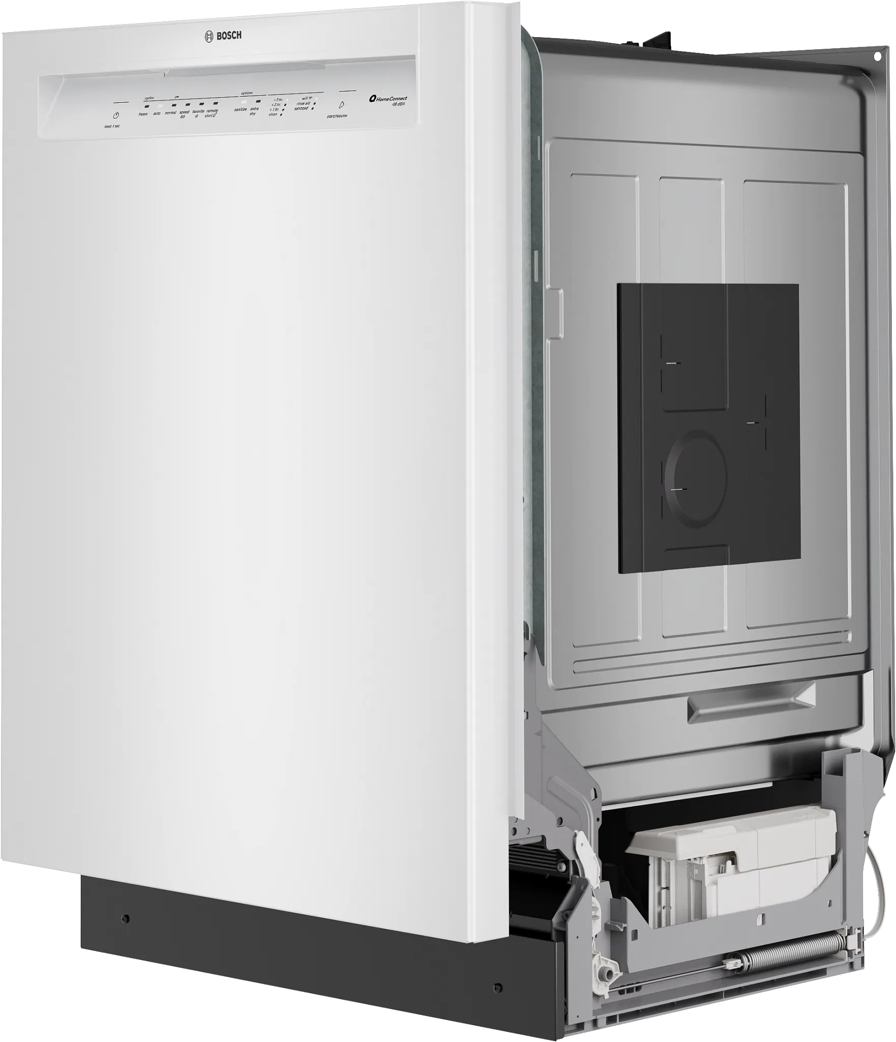 Bosch 300 Series White Built In Dishwasher