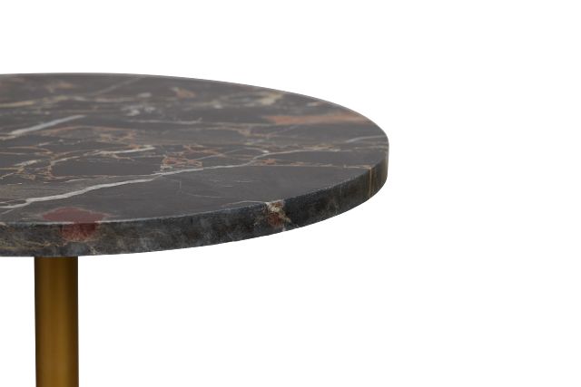 Dolli Beige Round End Table