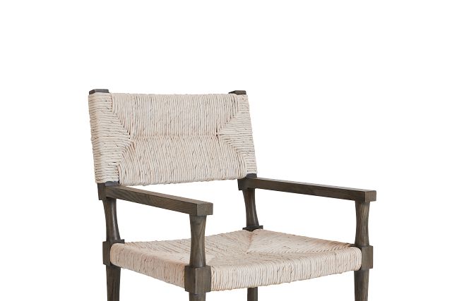 Palma Light Tone Woven Arm Chair