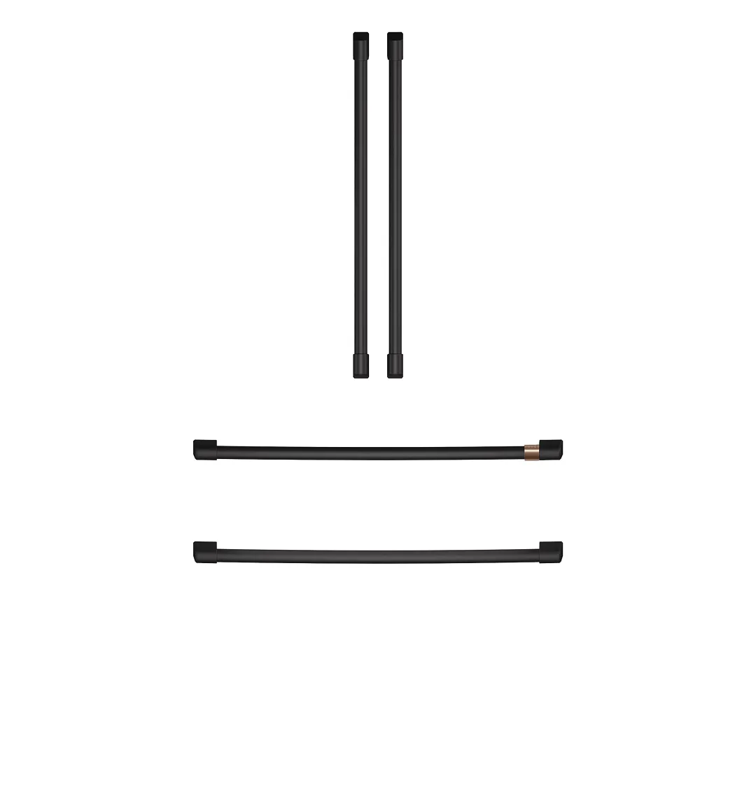 Cafe 4 Series Flat Black Handle Kit