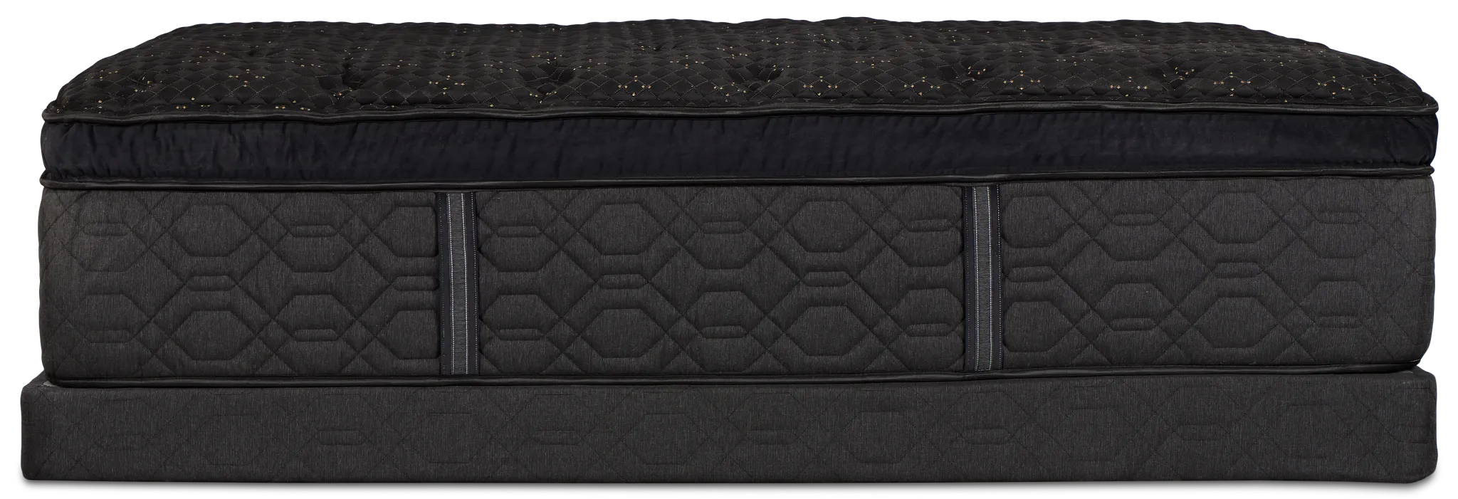 Beautyrest Black Series Four Summit Plush Low-profile Mattress Set