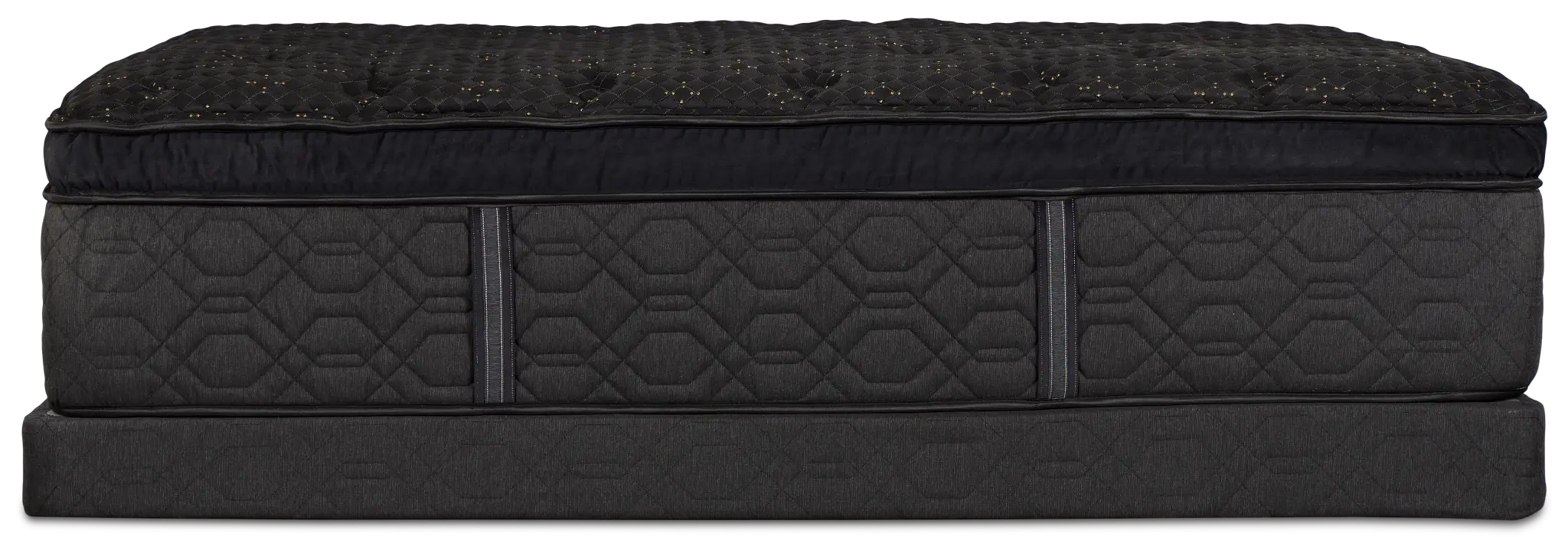 Beautyrest Black Series Four Summit Plush Low-profile Mattress Set Beautyrest Black Series Four Summit Plush Low-profile Mattress Set