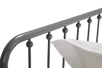 Rory Gray Metal Trundle Daybed