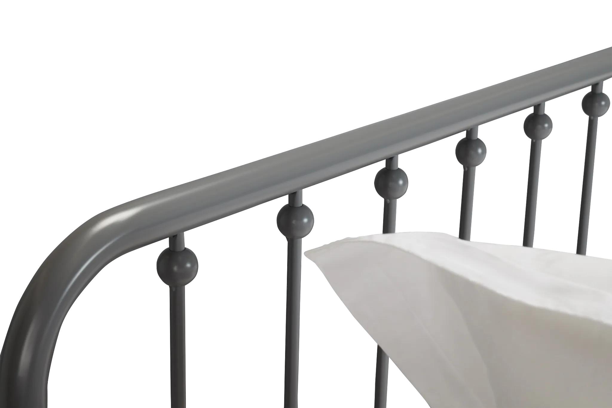 Rory Gray Metal Trundle Daybed