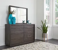 Madden Dark Tone Dresser & Mirror