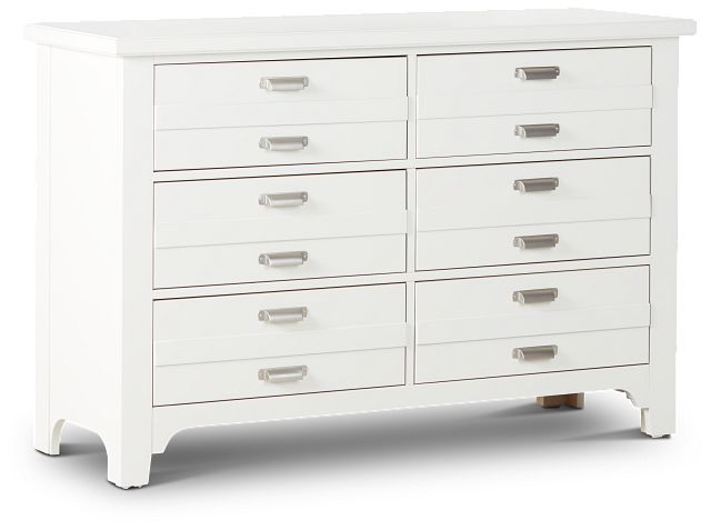 Bungalow Ivory 6-drawer Dresser