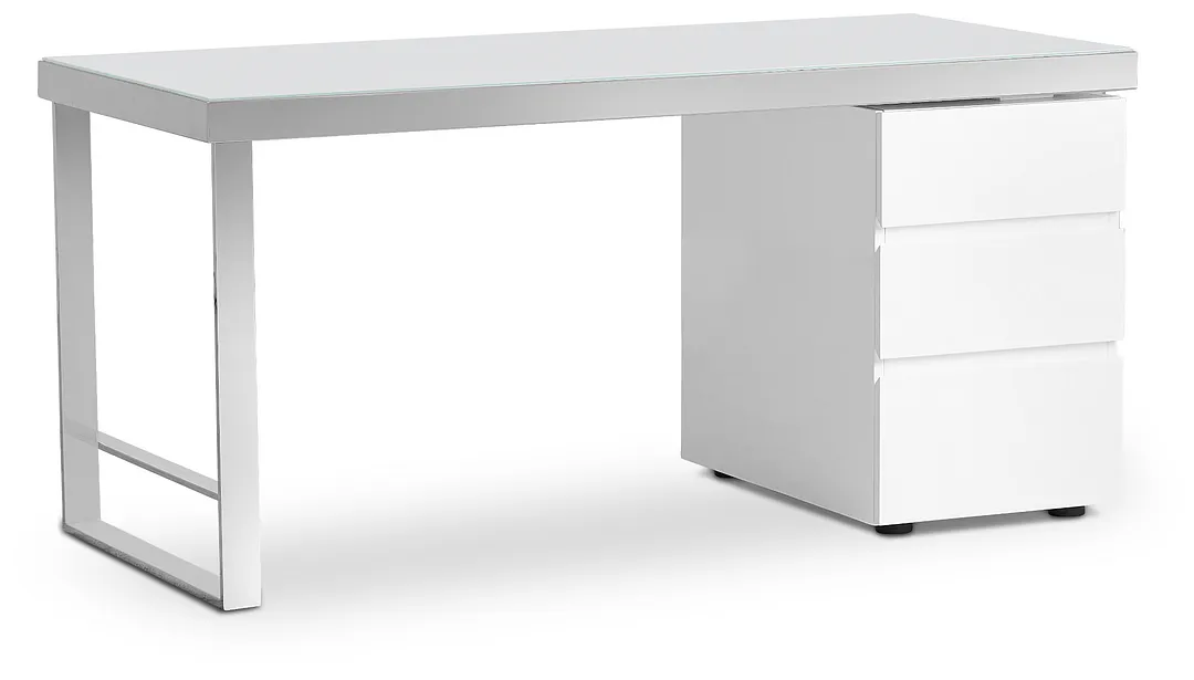 Miami White Desk