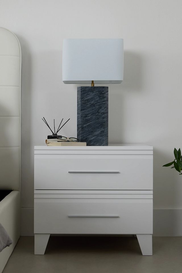 Midtown White Nightstand