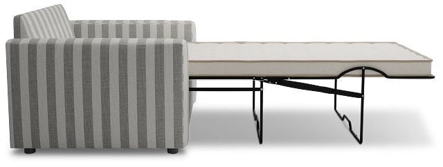 Siesta Sea Lane Dark Gray Fabric Innerspring Sleeper