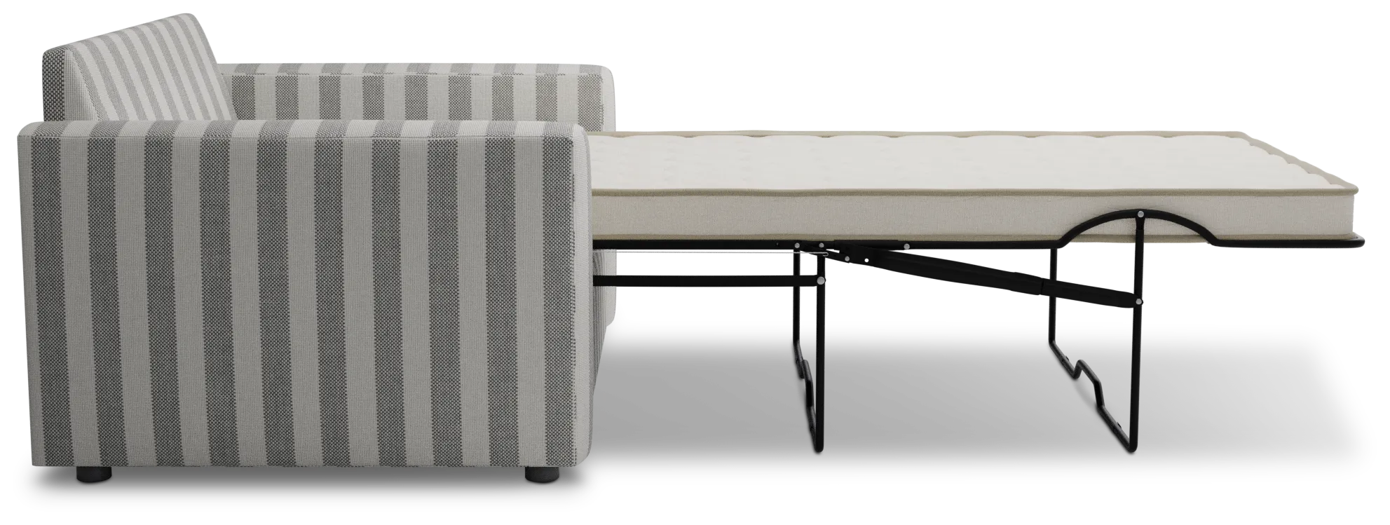 Siesta Sea Lane Dark Gray Fabric Innerspring Sleeper