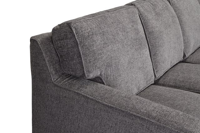 Andie Dark Gray Fabric Large Two-arm Sectional