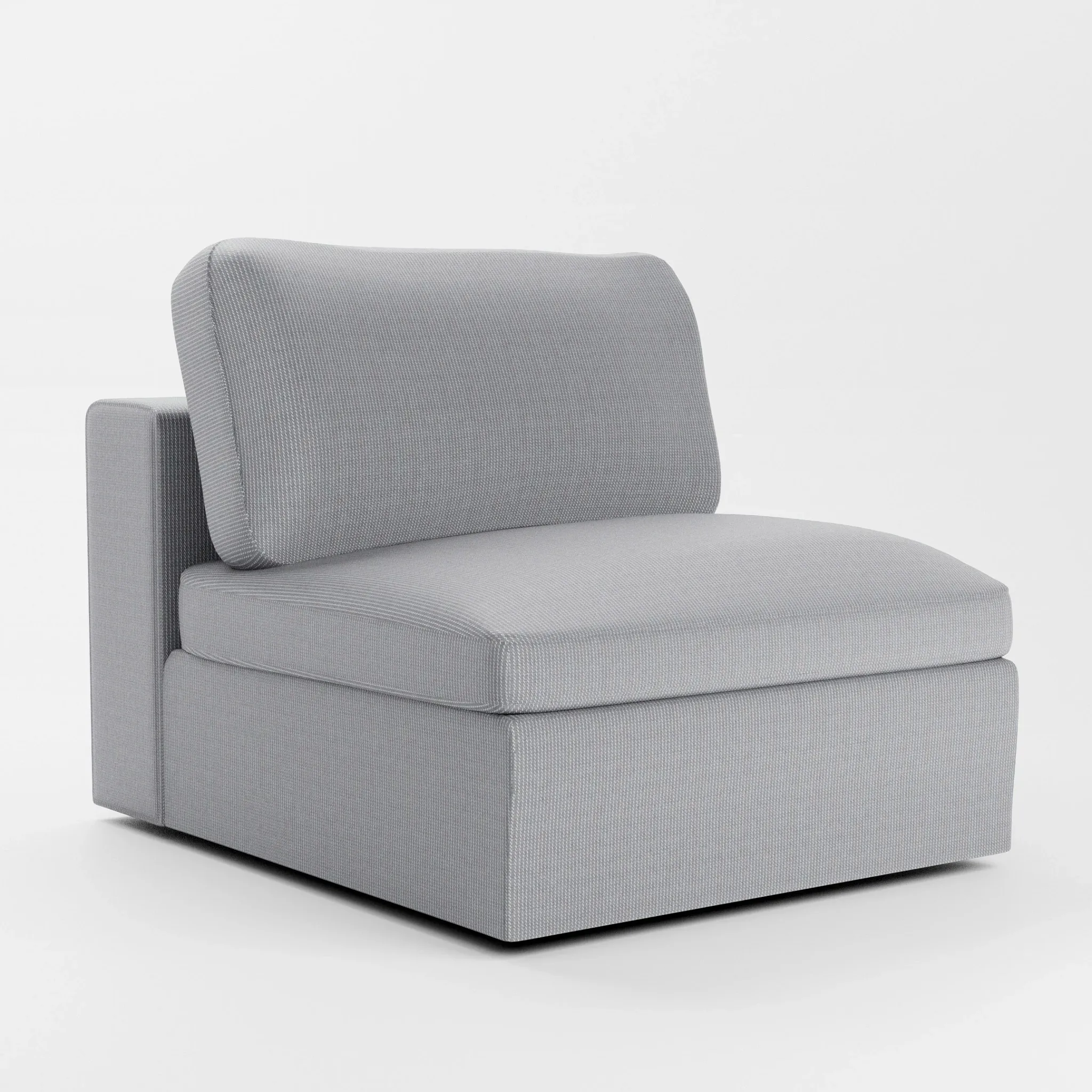 Destin Lucy Gray Fabric Swivel Chair