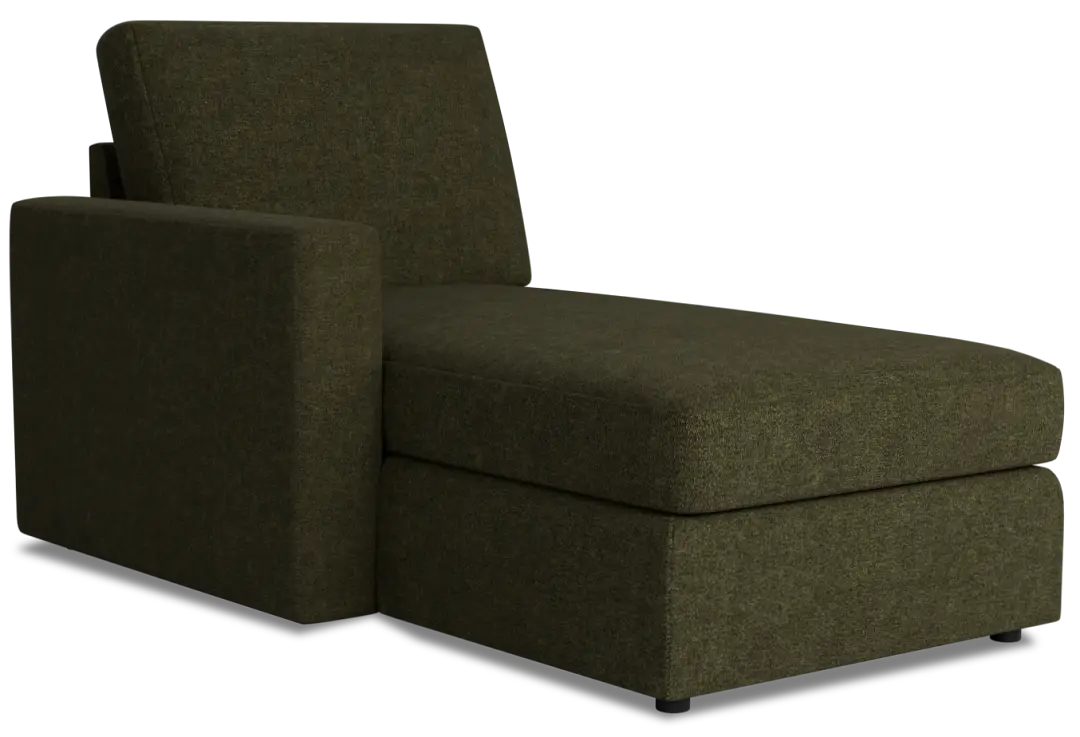 Citymod Green Fabric Left Chaise Citymod Green Fabric Left Chaise