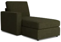 Citymod Green Fabric Left Chaise