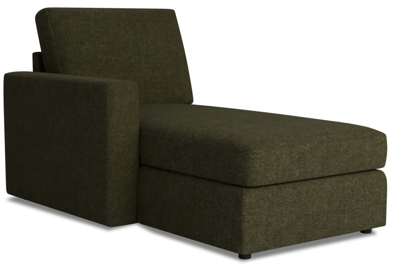 Citymod Green Fabric Left Chaise Citymod Green Fabric Left Chaise