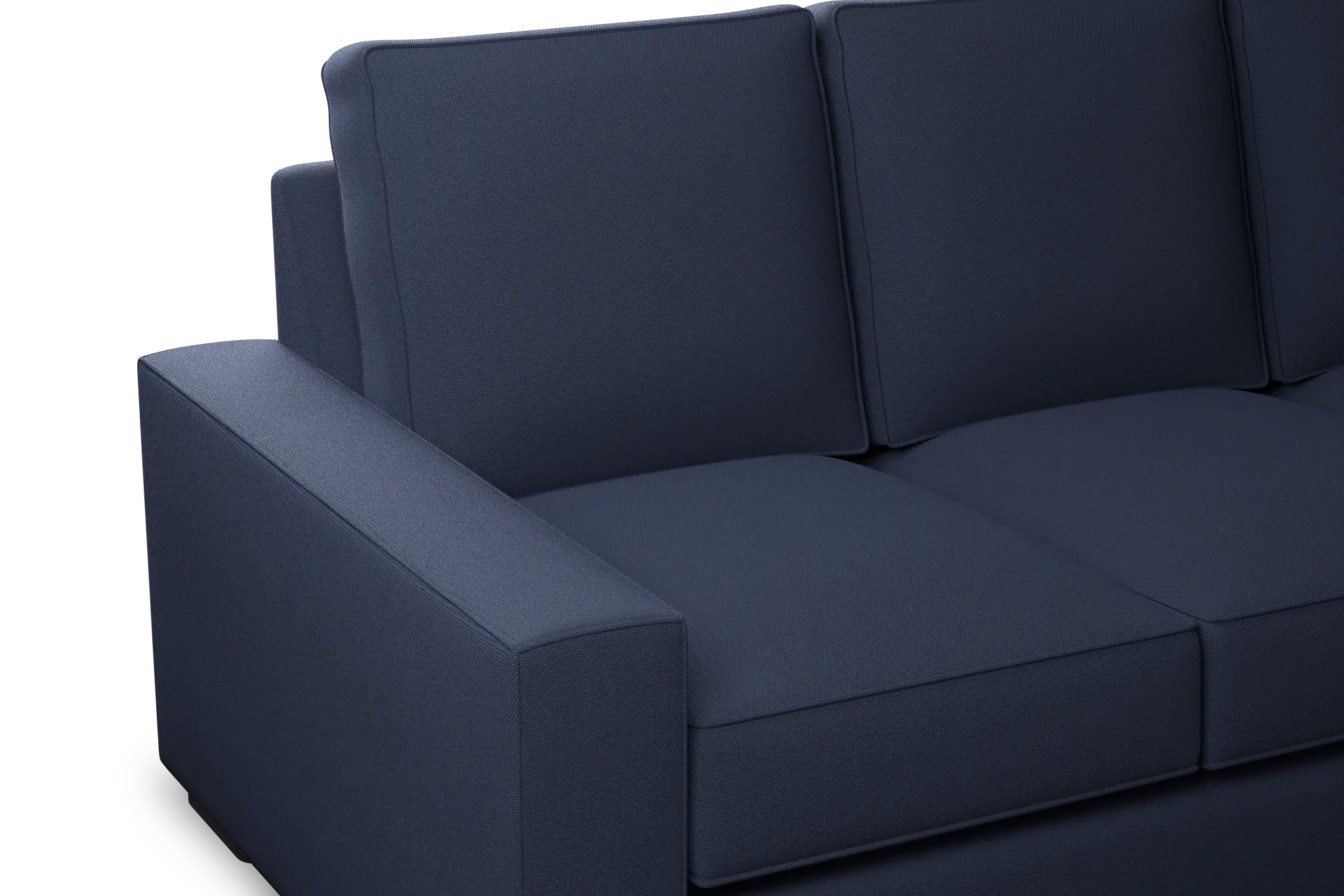 Edgewater Peyton Dark Blue 84" Sofa W/ 3 Cushions Edgewater Peyton Dark Blue 84" Sofa W/ 3 Cushions