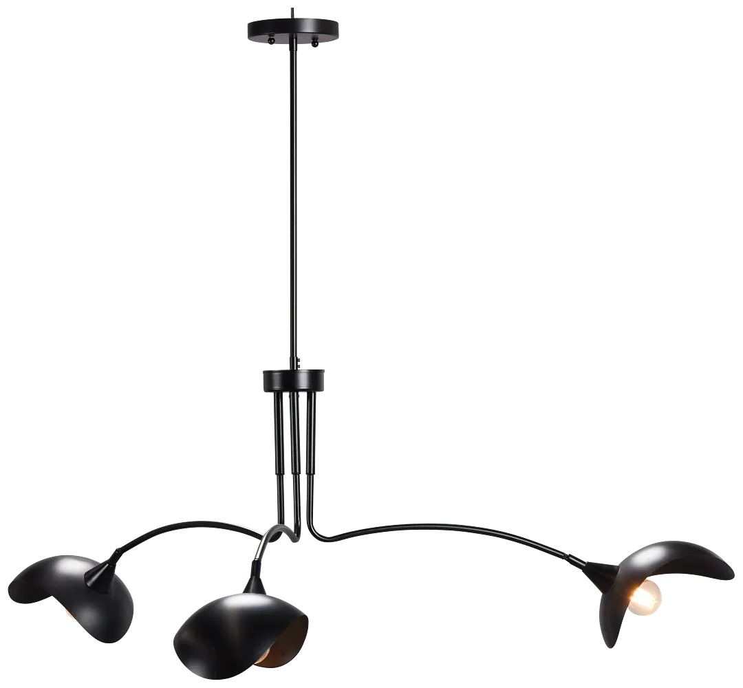 Praxton Black Pendant