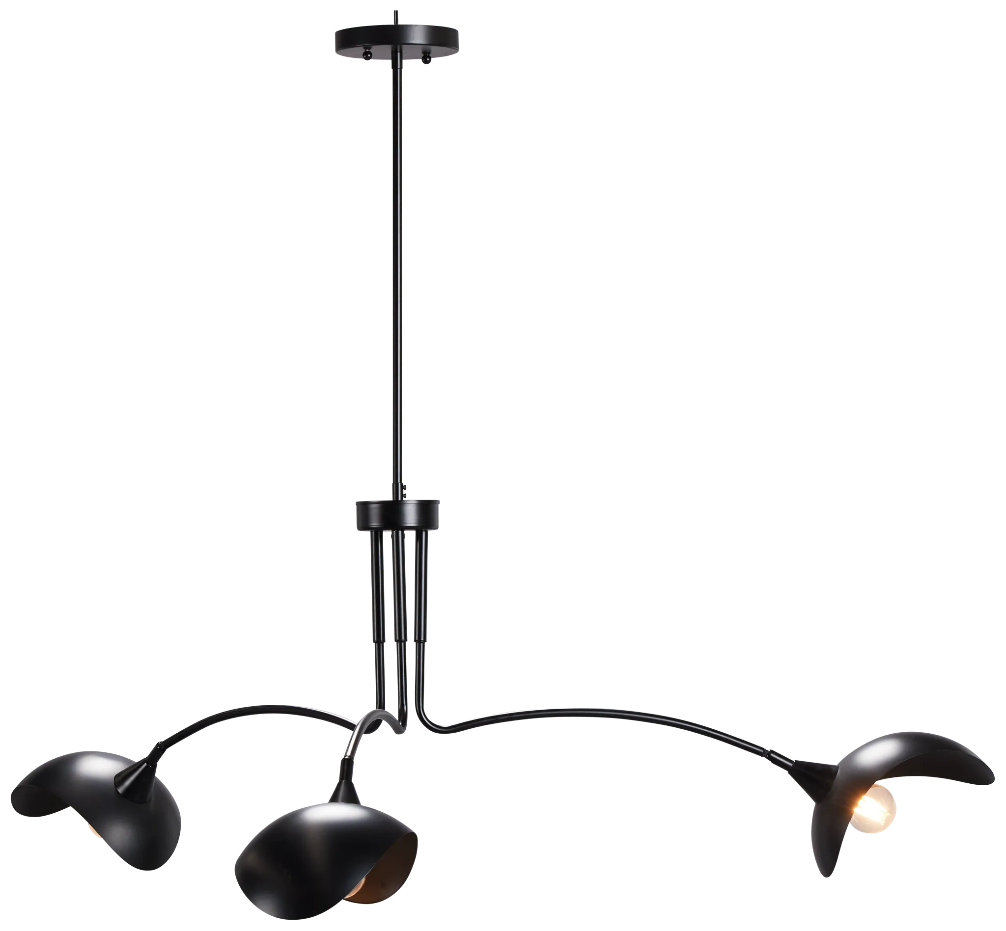 Praxton Black Pendant