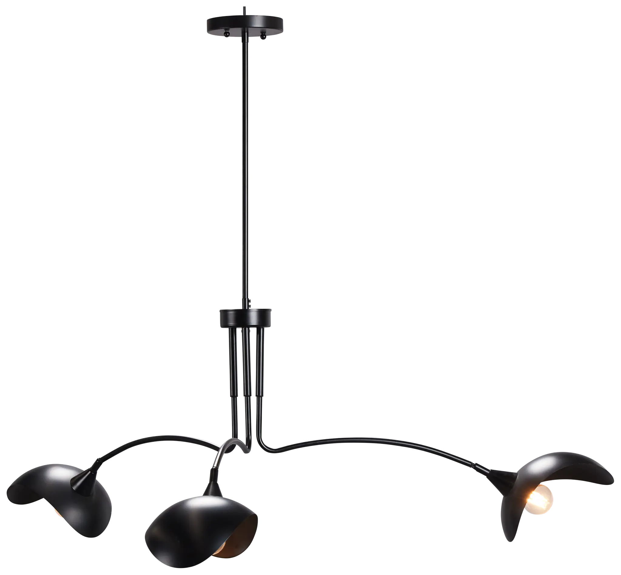 Praxton Black Pendant Praxton Black Pendant