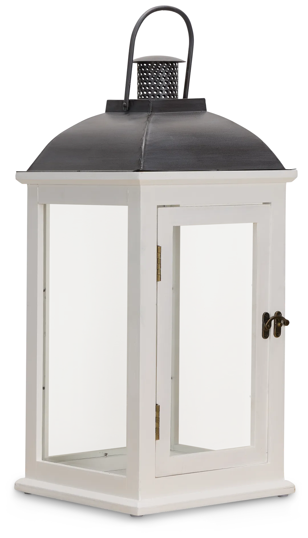 Greensville White Large Lantern