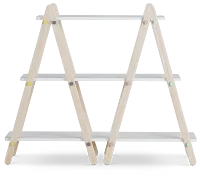 Dottie White Storage Bookcase