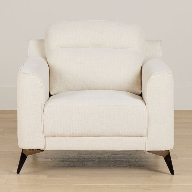 Talia Light Beige Fabric Chair