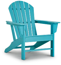 Cancun Aqua Adirondack Chair