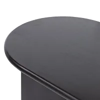 Paloa Black Oval Coffee Table