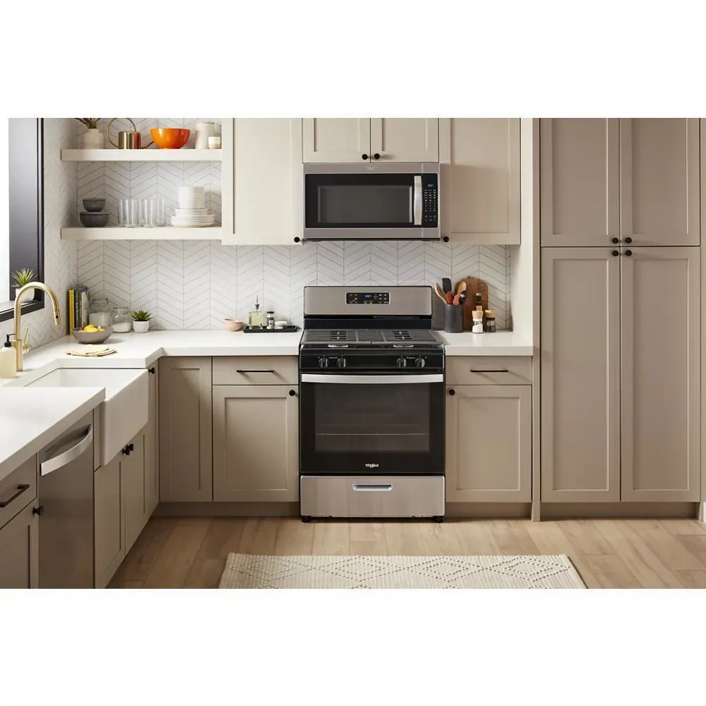 Whirlpool 320 Series Stainless Steel Gas Range