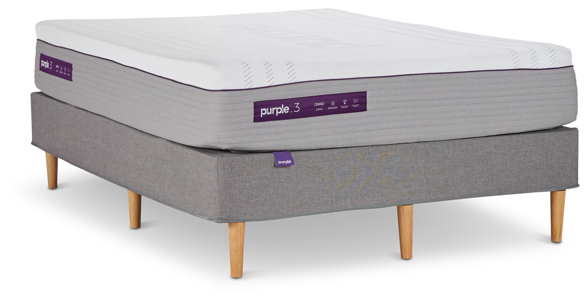 Purple Premier 3 Hybrid Mattress Set