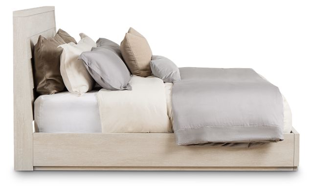 Capraia Light Tone Panel Bed