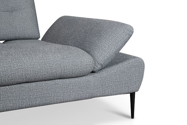 Micah Dark Gray Fabric Chair