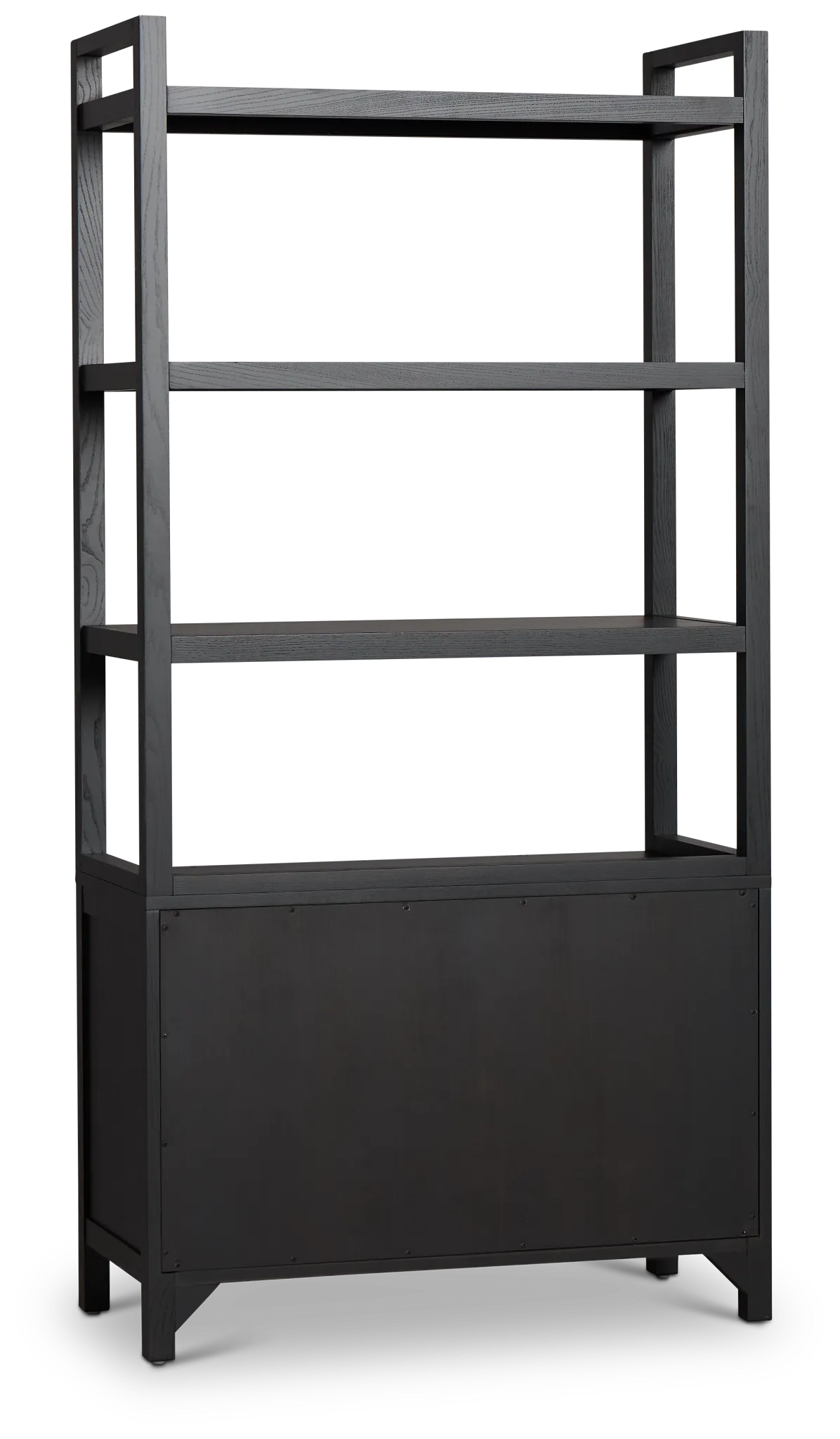 Pacific Black Woven Bookcase