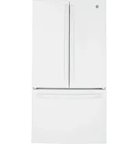 Ge 27 Series White French Door Refrigerator