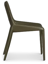 Wayne Dark Green Upholstered Side Chair