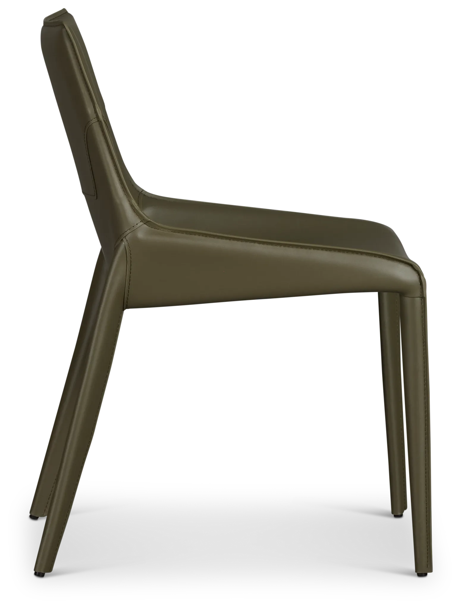 Wayne Dark Green Upholstered Side Chair