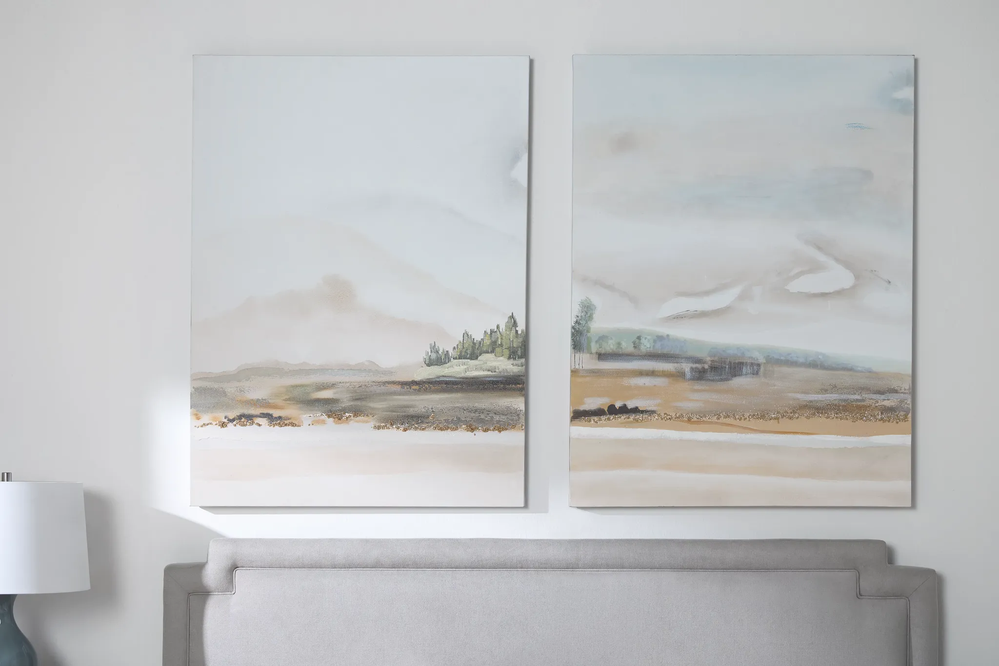 Rosita Light Blue Canvas Wall Art