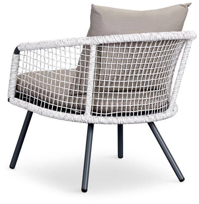 Malaga Gray Woven Arm Chair