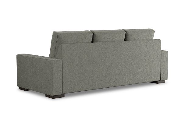 Edgewater Delray Pewter 96" Sofa W/ 3 Cushions