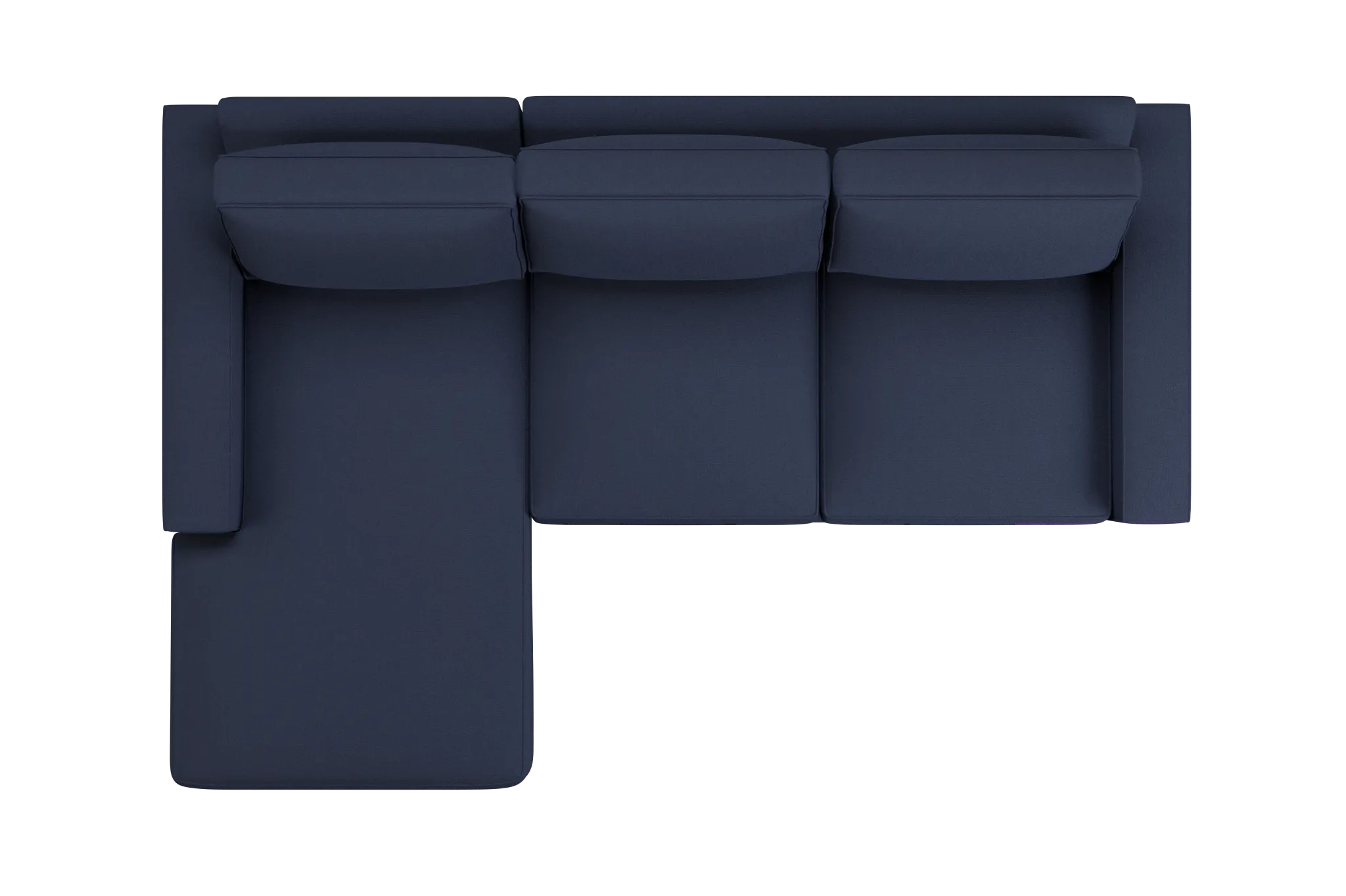 Edgewater Peyton Dark Blue Left Chaise Sectional
