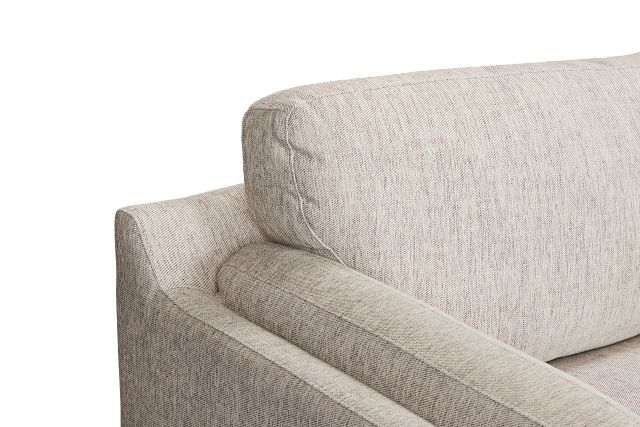 Wesley Gray Fabric Small Right Bumper Sectional