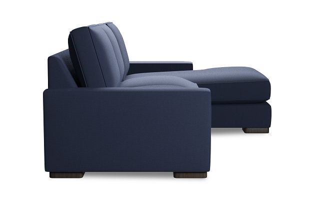 Edgewater Peyton Dark Blue Right Chaise Sectional