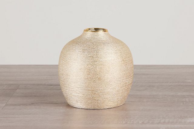 Lolan Gold Medium Vase
