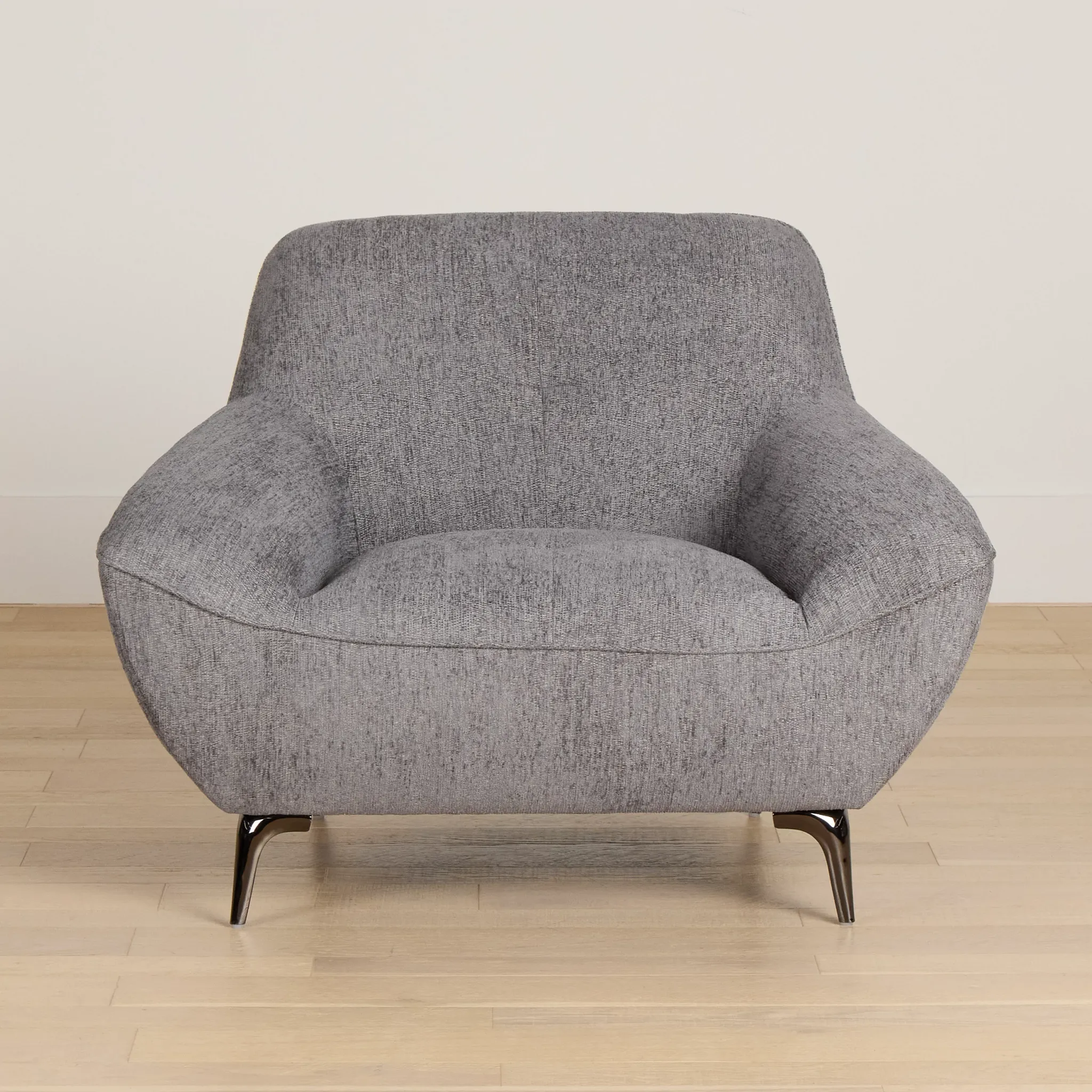 Zoey Dark Gray Fabric Chair